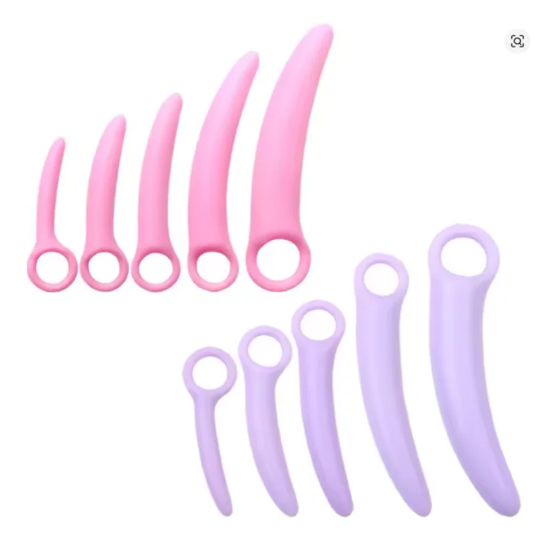 5Pcs Progressive Intimate Muscle Care Trainer Soft Silicone Gentle Relax Stimulation Tools Portable Body Comfort Massaging Set F