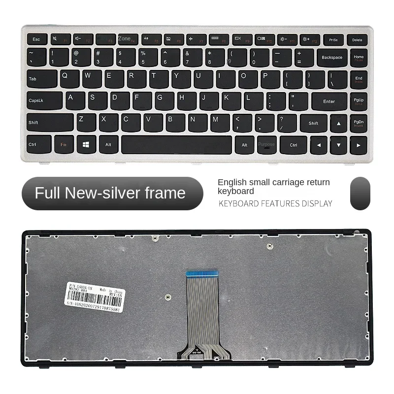 

Замените костюм для клавиатуры ноутбука Lenovo G400S G405S Z410 FLEX14 S410P N410 G410S G400AS