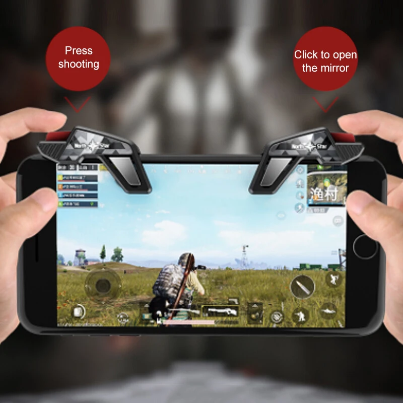 Pubg Mobile Controller L1 R1 Phone Gamepad Trigger Fire Button Aim Key l1r1 Shooter Pubg Controller For Android