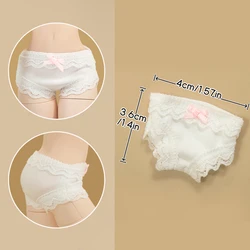 Blyth Panties cute White lace bow panties Safety pants Sanitary Leggings pants  for Ymy Licca Azones Ob22 24 27 Doll Accessories