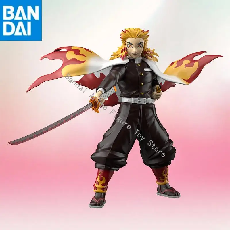 

in stock Original Genuine BANDAI NAMCO S.H.Figuarts Demon Slayer model Rengoku Kyoujurou Assembly Action Figure toy gift