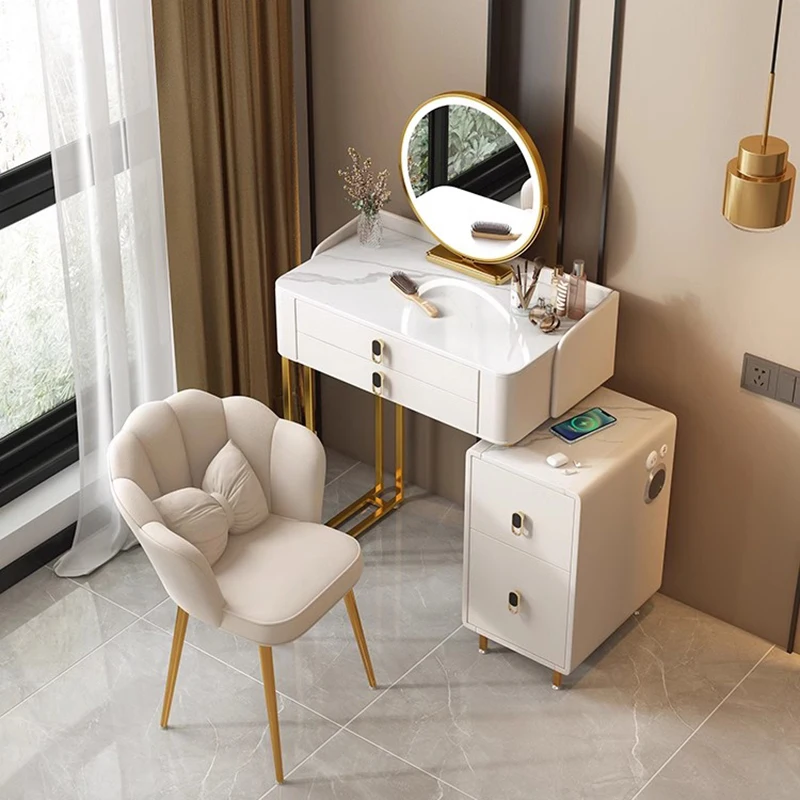 

Modern White Dressing Table Storage Girl Luxury Bedroom Dressing Table Cabinet High End Penteadeiras De Maquiagem Furniture