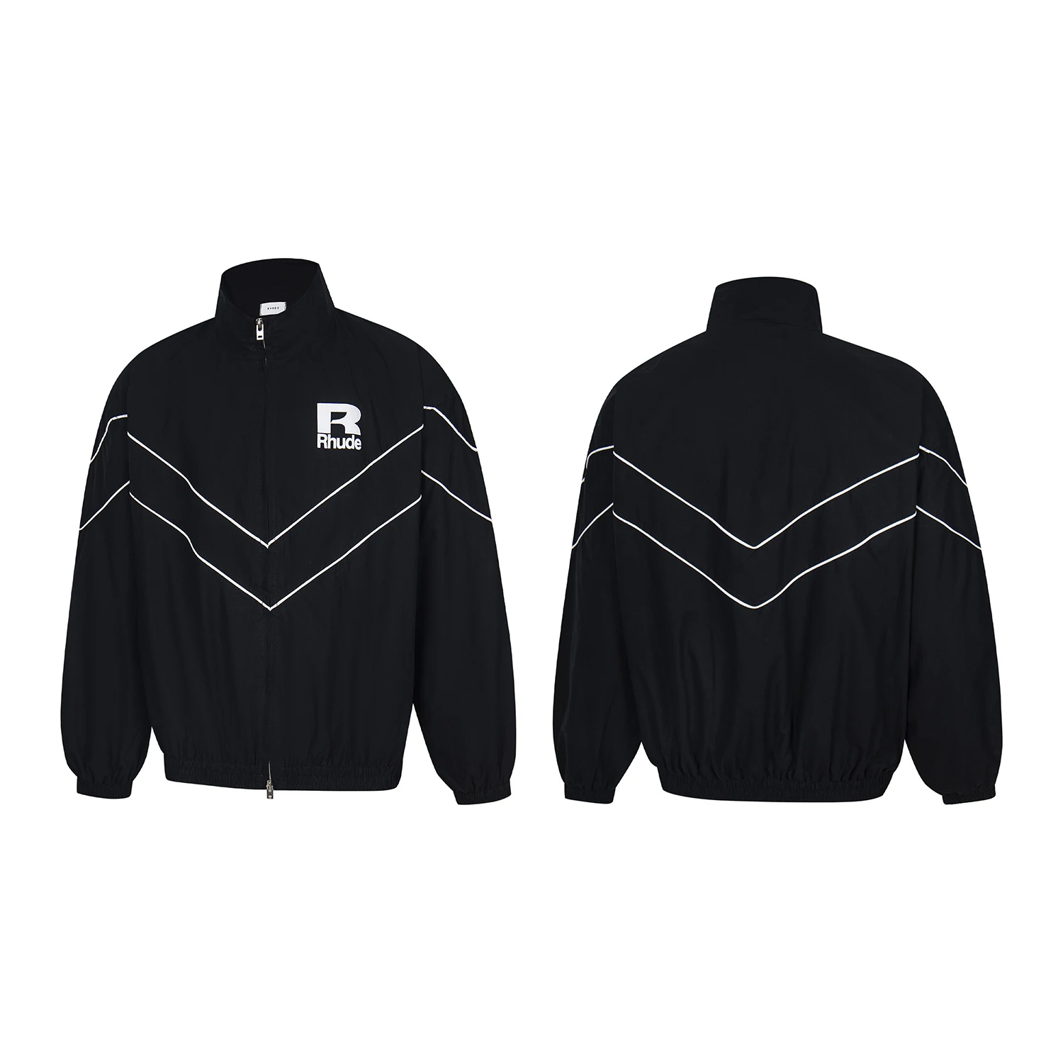 

Куртка с принтом и молнией, ветрозащитная, весенне-осенняя, тонкая, двухслойная, свободного кроя, для мужчин и женщин, с воротником-стойкой, длинный рукав