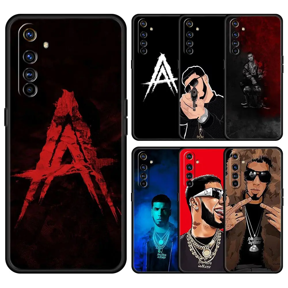 Rapper Anuel AA For Realme GT Neo 2 3 3T 5 Phone Case 12 11 5G 10 9 8 5G 7 6 GT5 GT3 GT2 Pro C21 C11 C25 C35 Cover