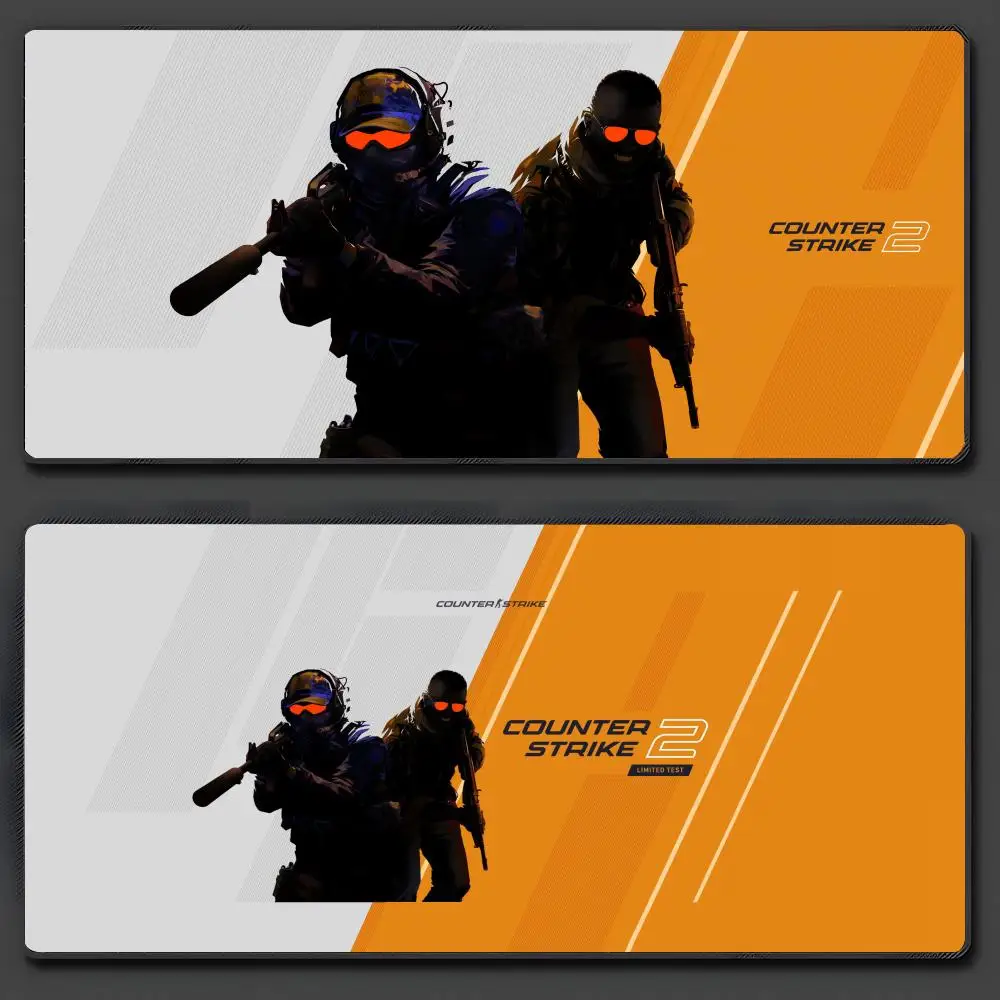 

Коврик для мыши C-Counter Strike 2 CS2, большой, противоскользящий, резиновый, игровой, прочный, для стола, с толстым швом по краям, подходит для офиса и