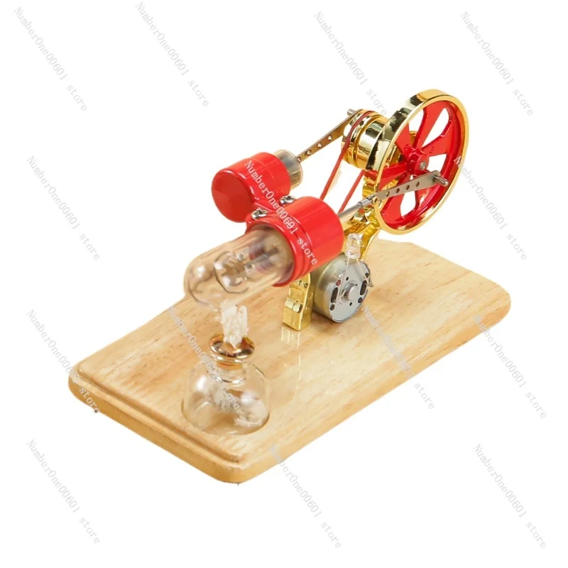 Four-color Stirling Generator Engine Model Scientific Physics Experiment Research Science and Education Small Metal Toys