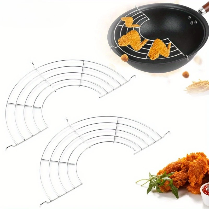 Tropföl-Abflussregal für Küche, Grill, Grillen, Hängepfanne, Entwässerung und Bratlinienregal, effiziente Ölsammlösung