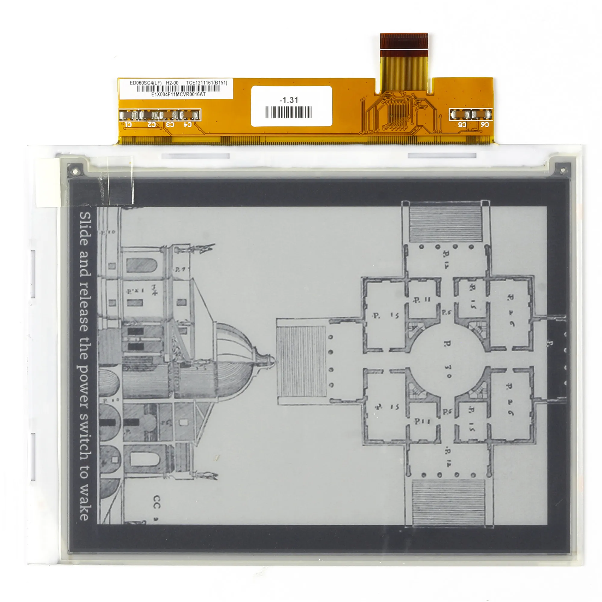 

100% Original LCD Display Screen ED060SC3 (LF) LCD For Ebook Reader LCD