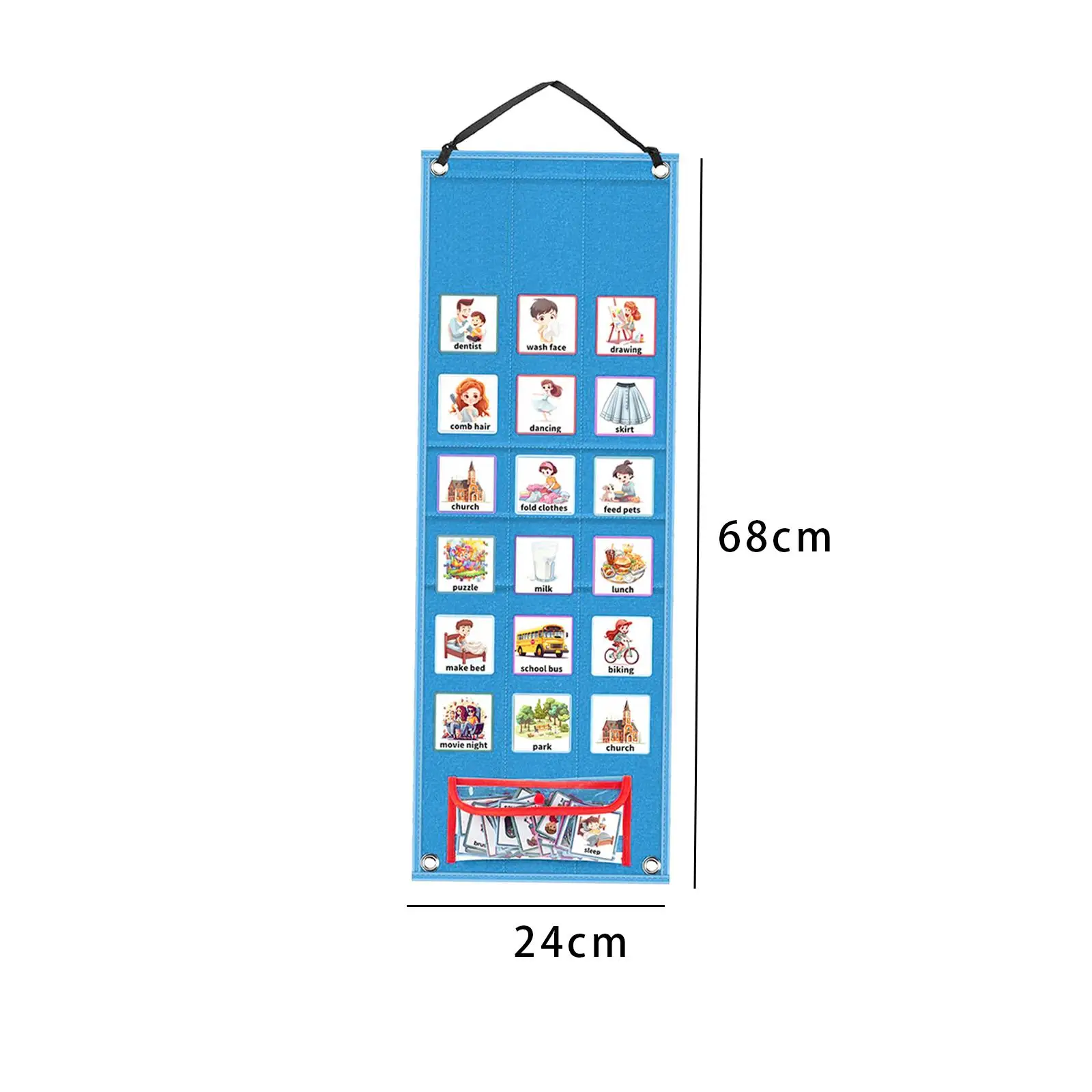 Tabla de Horario Visual para niños, herramienta de comportamiento, planificadores de pared, tabla de rutina para dormir, ayuda para la enseñanza de