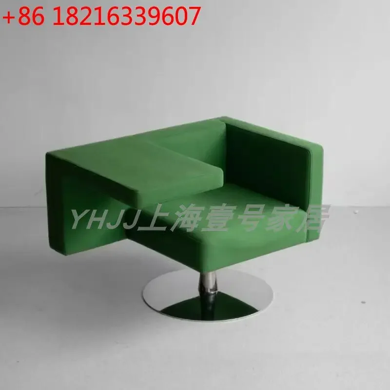 YAO TAO Modern simple light luxury single living room study balcony leisure chair cafe rotatable