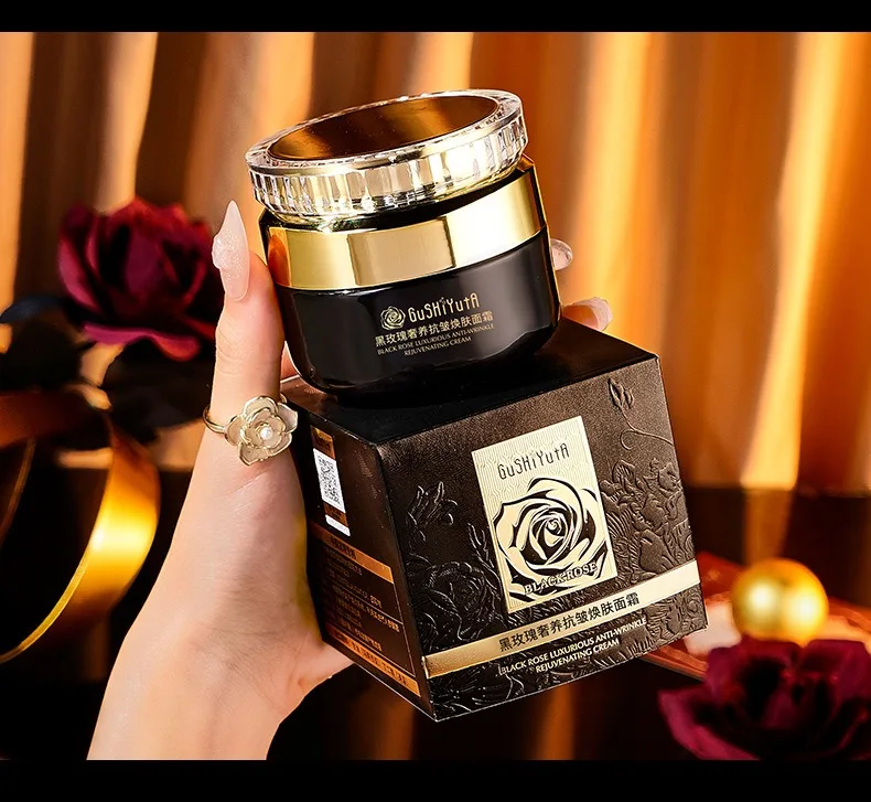 50g Black Rose Instant Face Lift & Firm Skin Cream Sustainable Face Lifting Reduces Fine Lines Gentle Moisturizing Care Cream