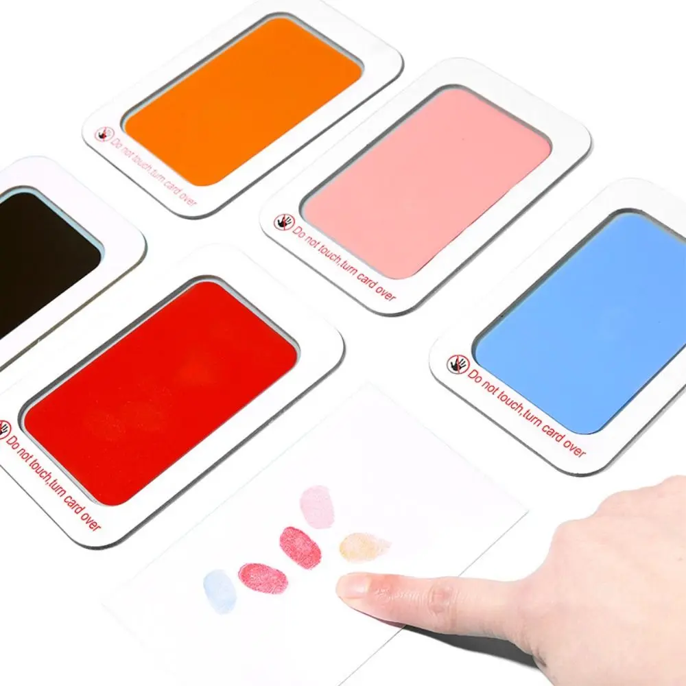 Newborn Shower Non-toxic Baby Footprint Ink Pad Safe Inkless Pet Handprints Hand & Foot Stamp Baby Souvenirs Clean Touch Pad