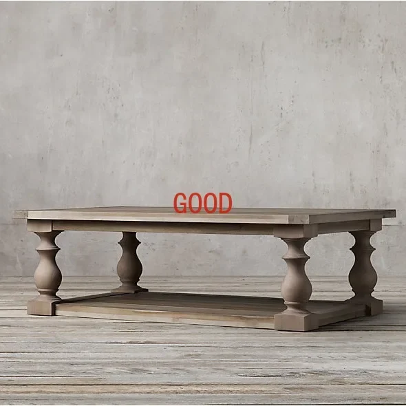Dining Table French Country Retro Solid Wood Dining Table