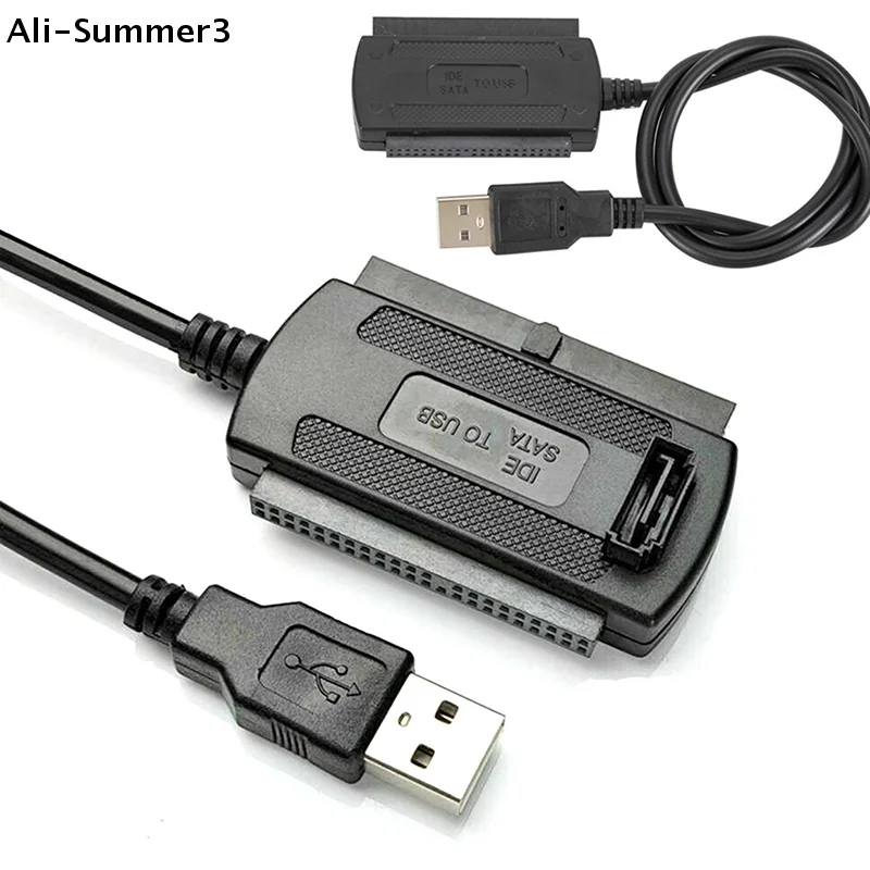 【S63】【Yy3】USB 2.0 To IDE Adapter Converter Cable For 2.5 3.5 Inch Hard Drive HD