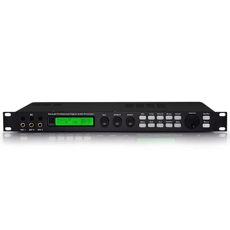 Karaoke Pre Amplifier KTV Professional Digital Audio Anti-howling
