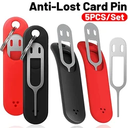 5/1PCS Funny Anti-Lost Card Pin for iPhone 15 14  Xiaomi Samsung Universal Sim Card Remover Tray To Open The Sim Card Eject Tool