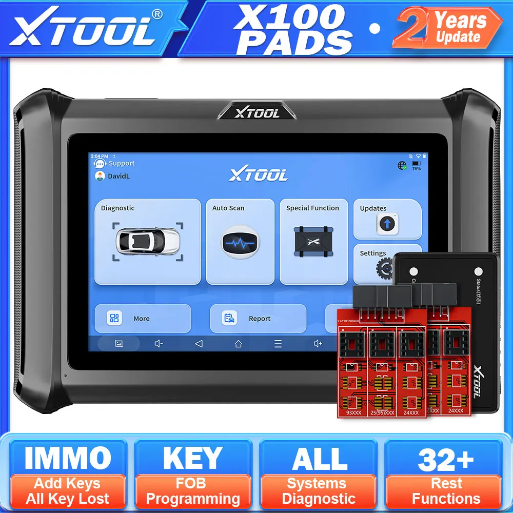 مراجعة شاملة لجهاز XTOOL X100 PAD V2.0: الحل الأمثل لبرمجة مفاتيح السيارات وتشخيص الأعطال في 2026