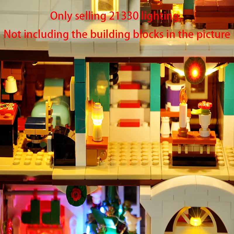 LYBMTWF Kit di illuminazione a LED compatibile con il modello di blocchi di costruzione Lego 21330 Home Alone (NON includere i mattoni del modello)