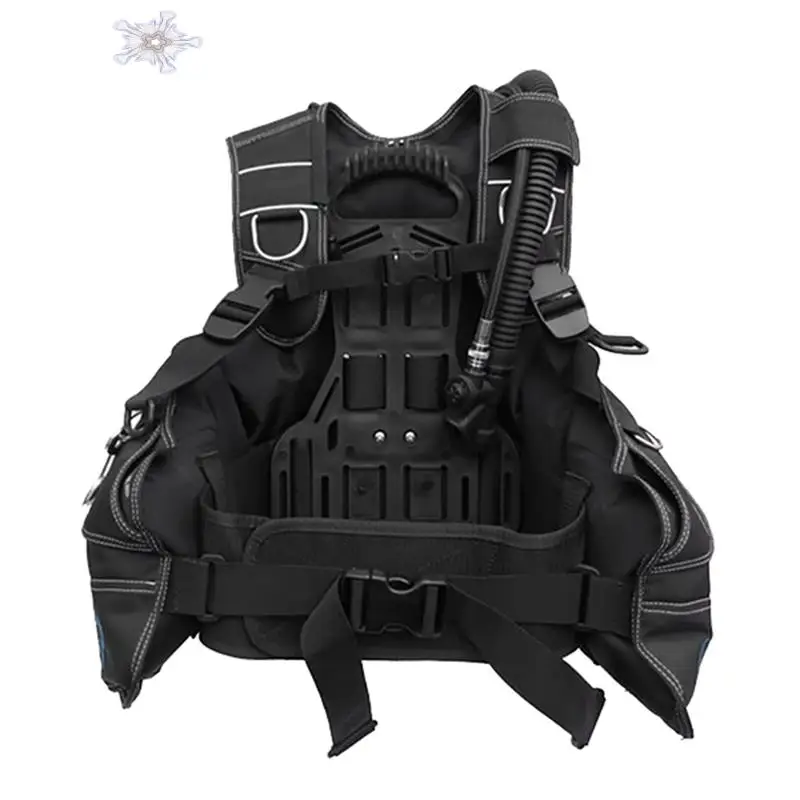 

Scuba Diving Two Piece Backboard Scuba Diving Backboard High Strength Durable Diving Harness Or Jacket Bcd Black