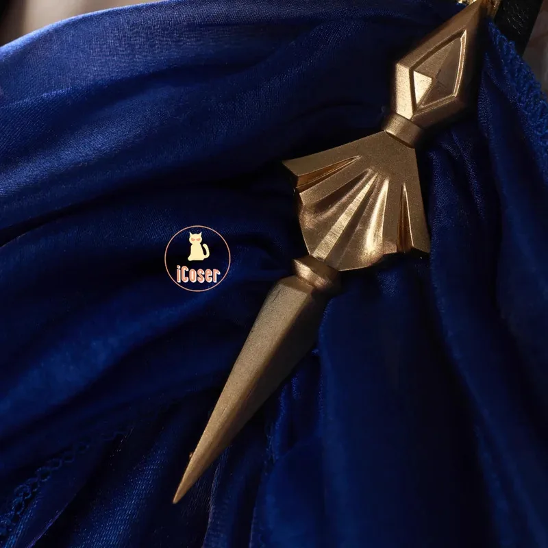 25COSWuthering Waves Fleurdelys Kostum Cosplay Wig Seragam Cartethyia Telinga Elf Rinascita Pesta Halloween untuk Wanita Anak Perempuan Carniv