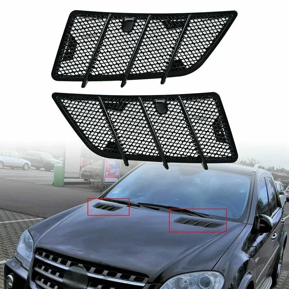 for 2006-2012 W164 Mercedes Benz GL320 GL350 GL450 ML320 ML350 ML450 Car Hood Air Vent Grille Cover Trim 1648804405 1648804305