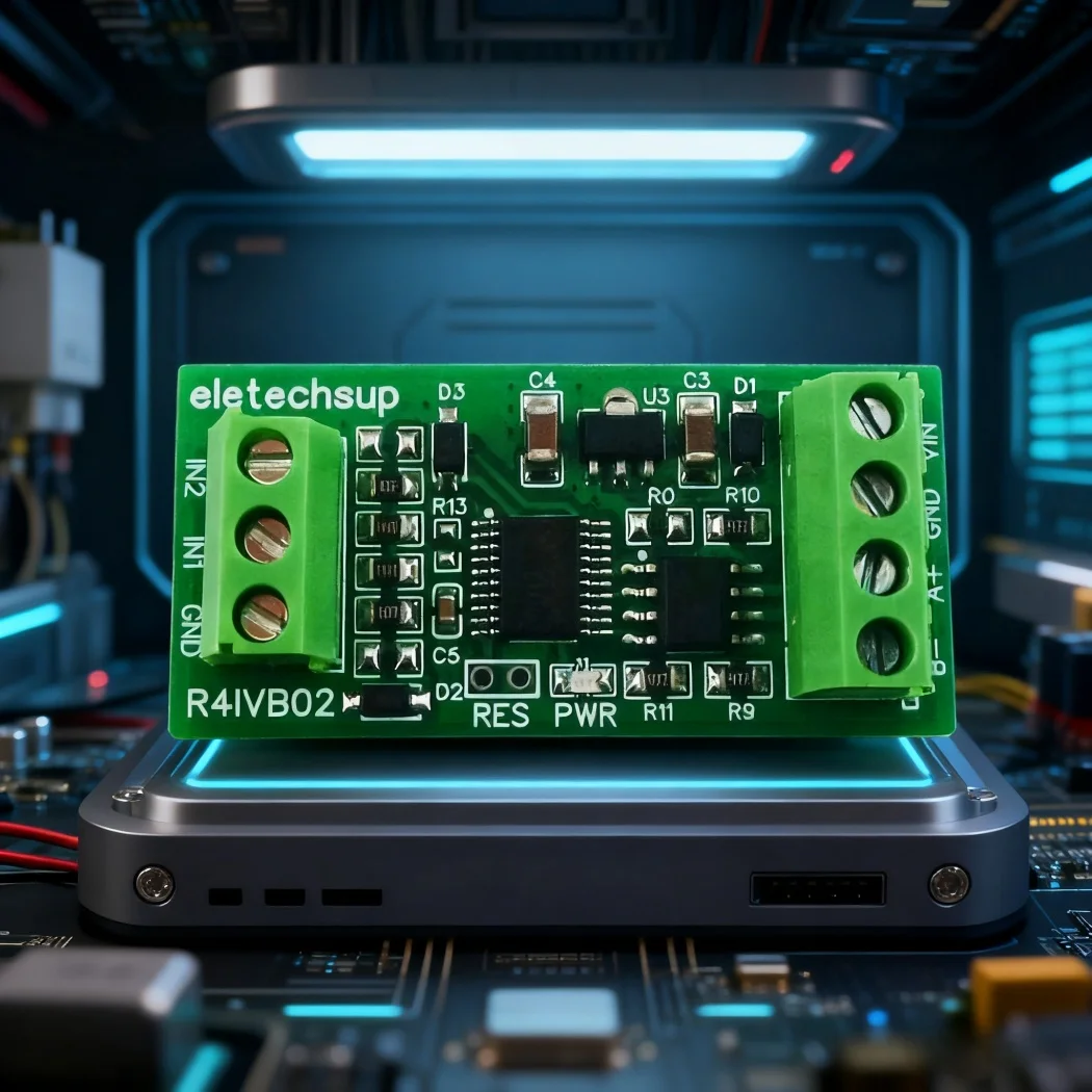 

2-канальный высокоинтегрированный (12-битный АЦП/операционный усилитель/опорное напряжение) 4-20MA 0-5 В 10 В RS485 Модуль коллектора Modbus