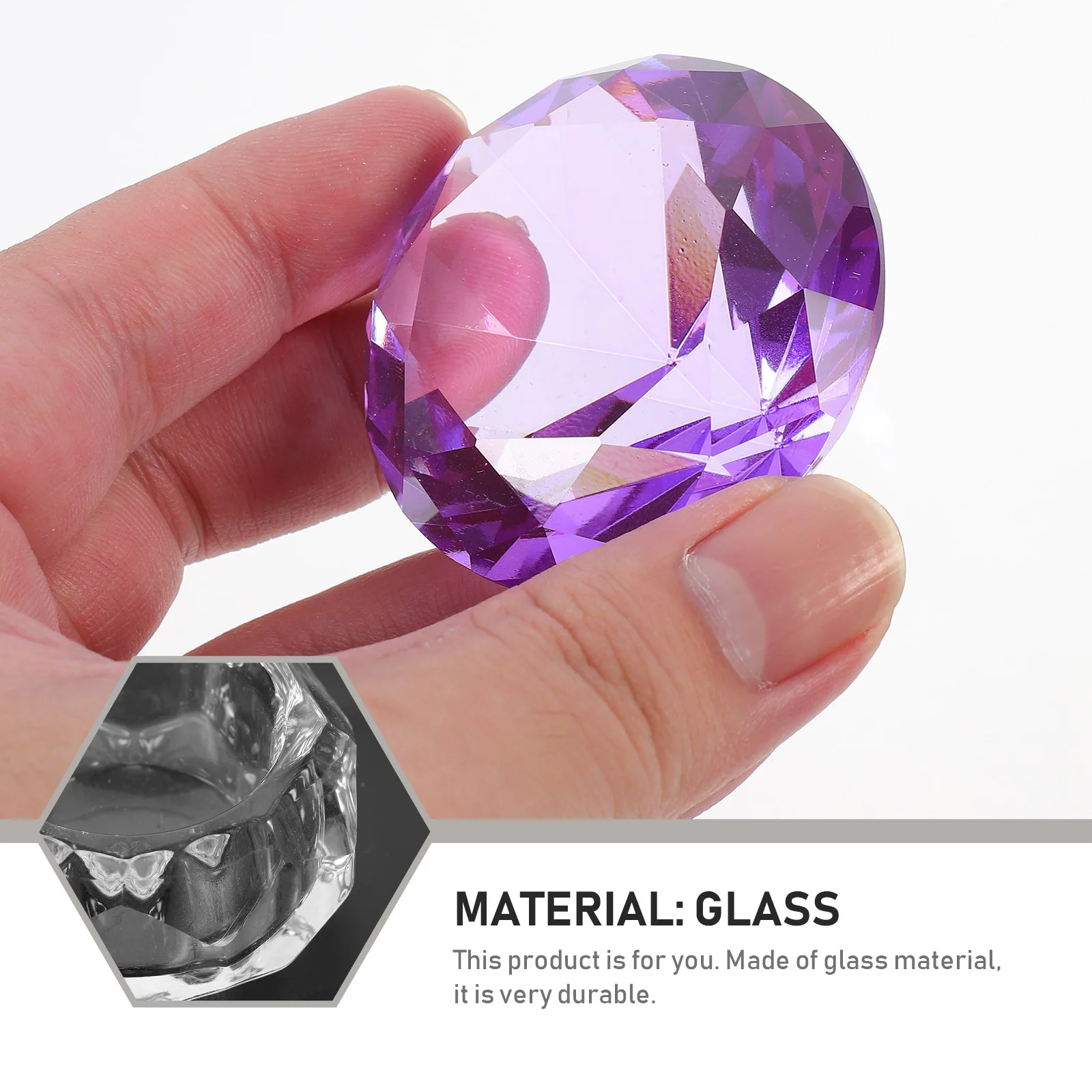 Tasse en verre de cristal pour Nail Art, bol de mélange de liquide décoratif, conception transparente, Base Stable pour poudre de vernis à ongles