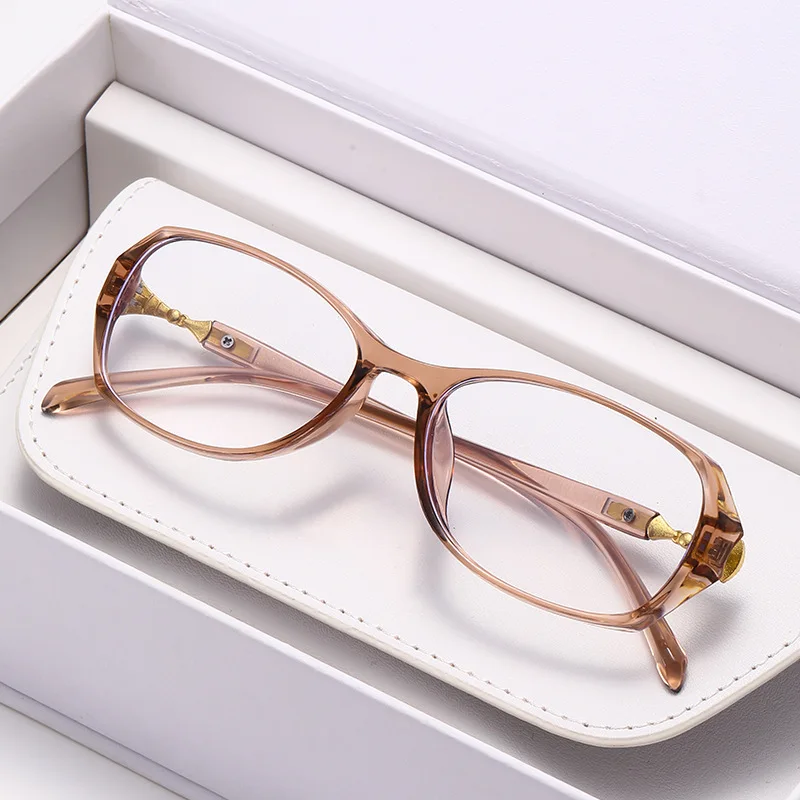 Modische Anti-Blaulicht-Lesebrille für Damen, superleichte, augenschützende und bequeme Brille, Dioptrien 100–400 – Detail 3