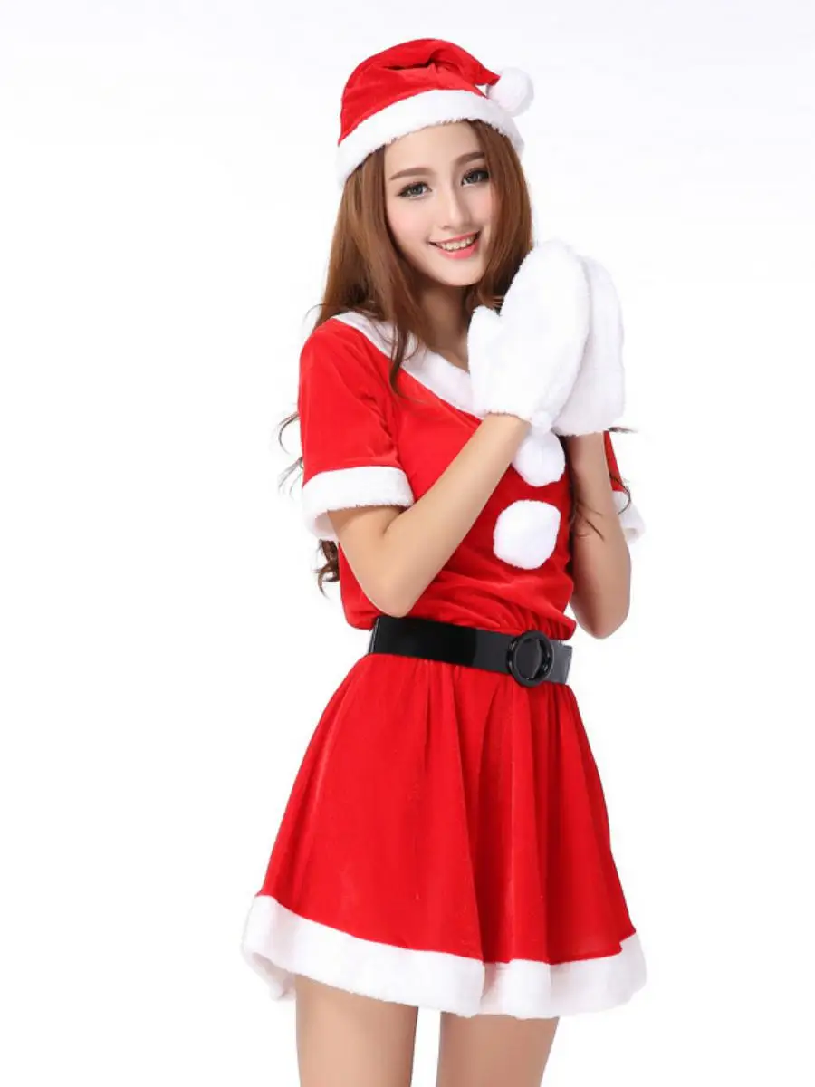 مجموعة كاملة من أزياء الهالوين S Claus ملابس عرقية أداء المسرح ملابس نسائية تقليدية مهرجان orm Sle