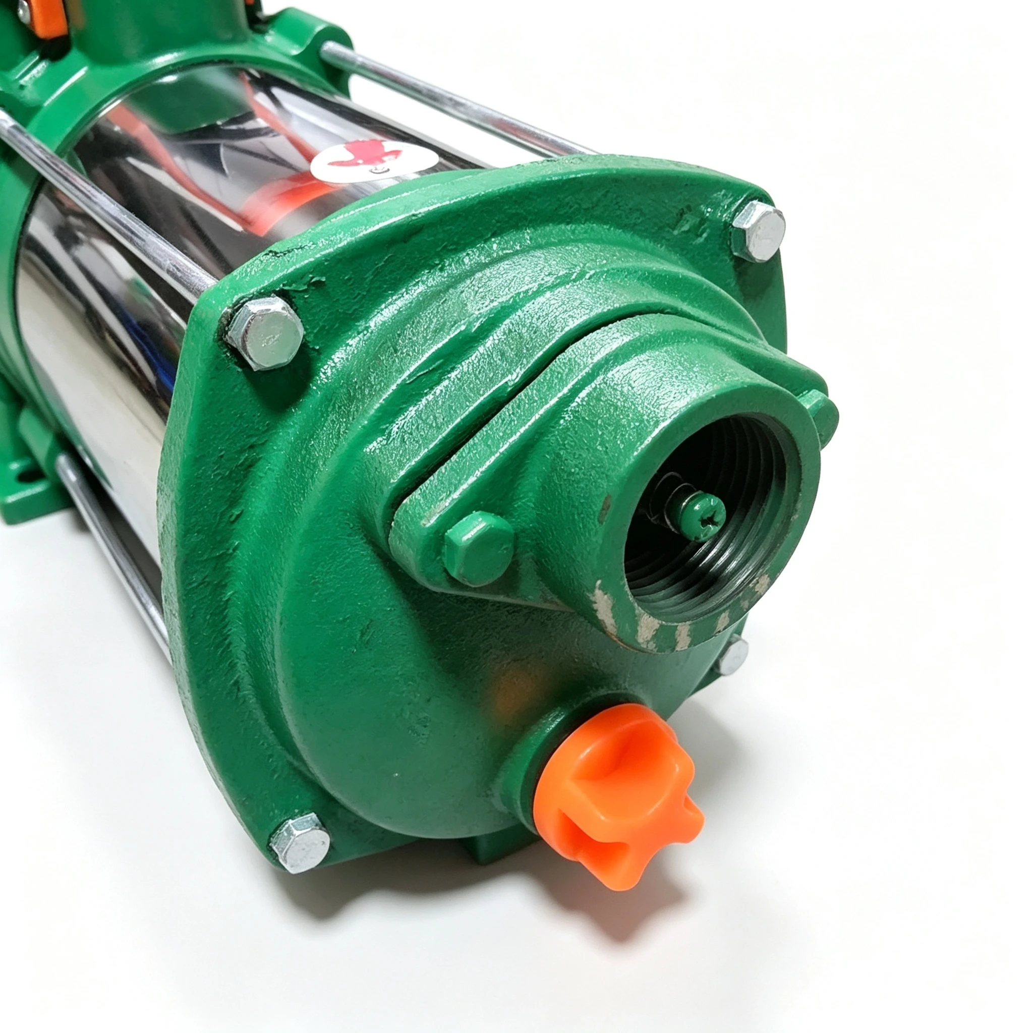 Self-priming anti-corrosion screw pump, thickened stainless steel barrel, for household, agricultural and industrial use