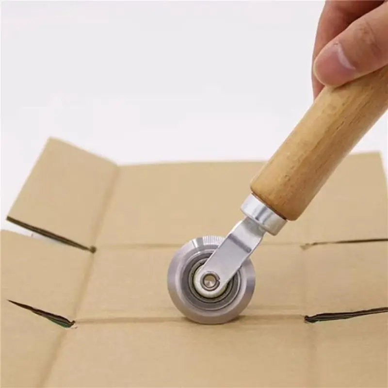 Picture 6: 3X Box Resizer Cardboard Boxes Scoring Board Box Resizer Tool Thin Cardboard Scoring Tool Diy Indentation Tool 1.2Mm-[LUCK 9]