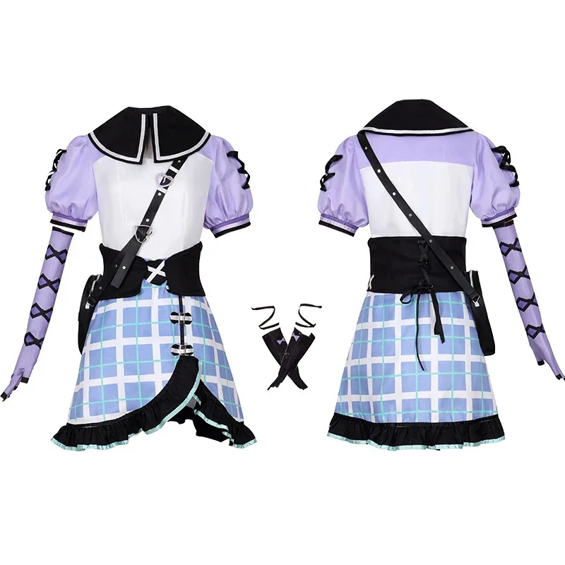 

Аниме проект Sekai красочный косплей Asahina Mafuyu Mizuki Yoisaki Kanade Shionome Ena костюм с сумкой Suitsa;k6;8',