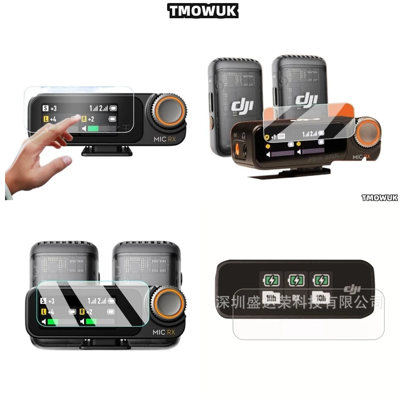 

For DJI Mic Mic 2, Reinforced Tempered Glass For Maximum Durability
