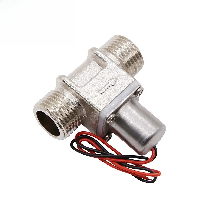 1/2 Thread Energy Saving Bistable Pulse Solenoid Valve Intelligent Automatic Liquid Flush Control Component  2pcs