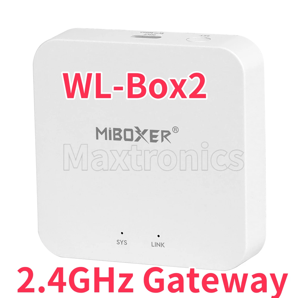 SR5-P 5 in 1 Waterproof LED Controller Miboxer For Dimmer CCT RGB RGBW RGBCCT LED Strip 2.4G RF Remote Control WiFi Tuya APP