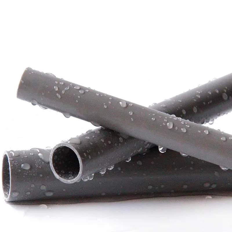 2Pcs Gray L495mm Plastic Tube UPVC Pipe PVC Tube Suitable for Aquarium Pipe Drainage Systems Greenhouses & Garden Irrigation