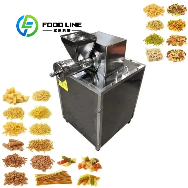 Automatic Small Industrial Pasta Maker Hollow Noodles Forming Machine for Multiple Noodle Shapes