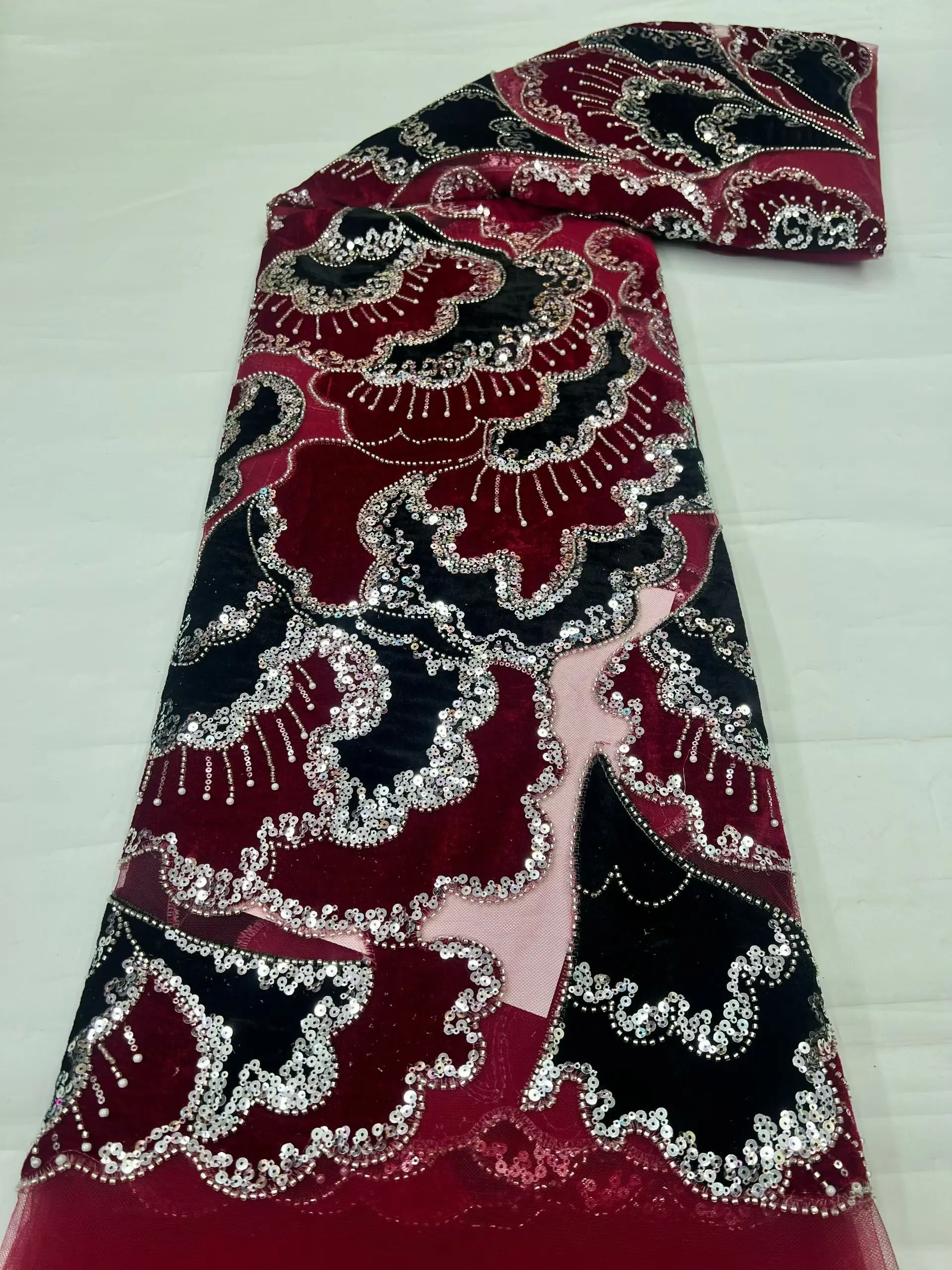Tela de Encaje de Terciopelo N - Sewing Velvet Fabric reseña y precio