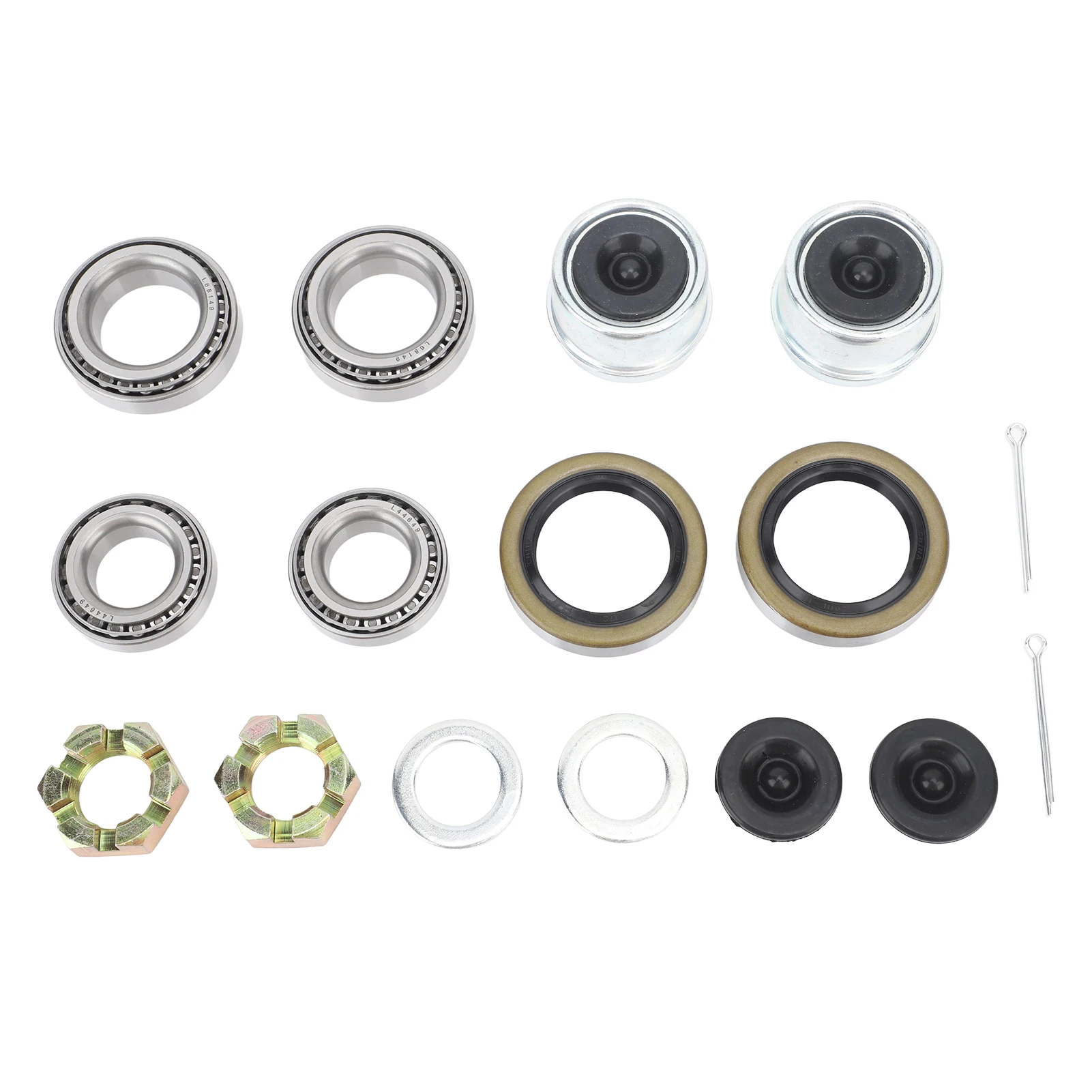 

L44610 Long Lifespan Professional High Strength Steel Alloy Boat Axle Bearing Kit for 1 1/16in To 1 3/8in Trailer Axles 3500lb