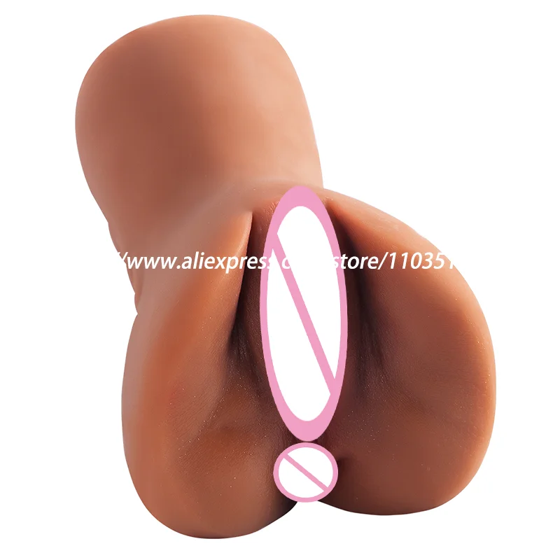 Realistic Vagina Sucking Masturbator Artificial Vagina Fake Sex Doll Anal Silicone Soft Tight Pussy Erotic Toy Male Masturbator