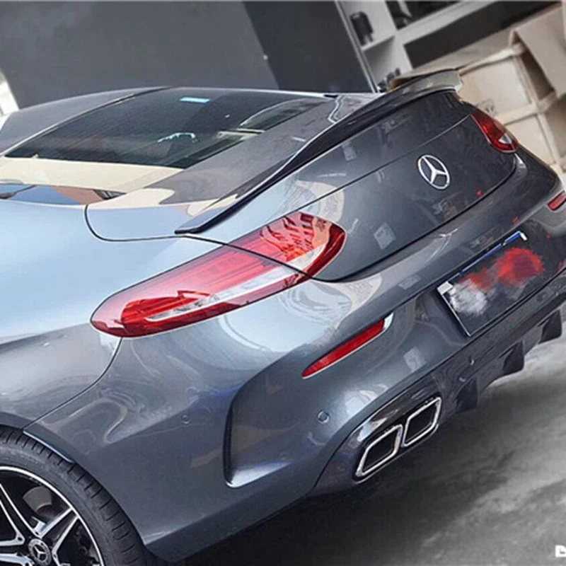 C63 Coupe carbon fiber for Mercedes - Mercedes-Benz new C-class W205 2016-17 PSM style rear wing predator lip-shaped suitcase