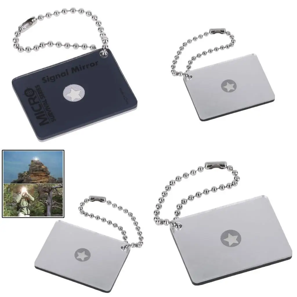 

R6FE Outdoor Survive Mirror Emergency Rescue Multifunction Outdoor Tool Device