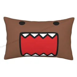 Domo Kun Face funda de almohada de poliéster, cubierta de almohada reutilizable decorativa para dormitorio