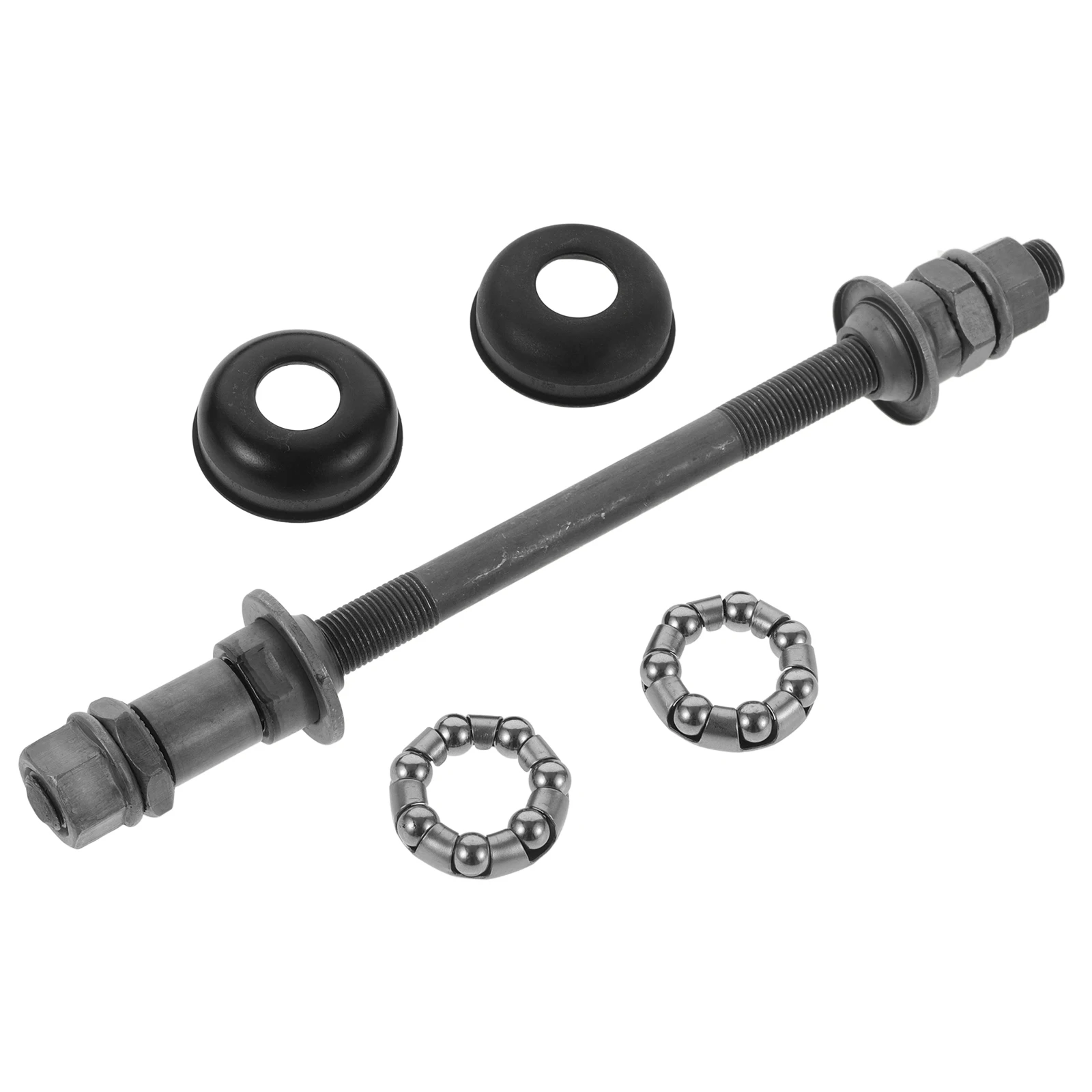 

Bicycle Rear Axle 180mm Grey Center Shaft 95mm Diameter Smooth Bearings Compatible Mountain Bike Hubs Durability