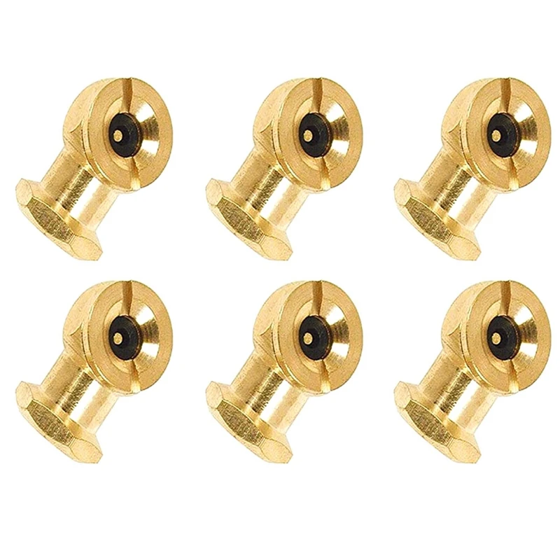 

6Pcs 1/4NPT Female Thread Pump Head Tire Pump Nozzle Car Nozzle Thread Collet For Tire End Of Air Tubes To Inflate Tires