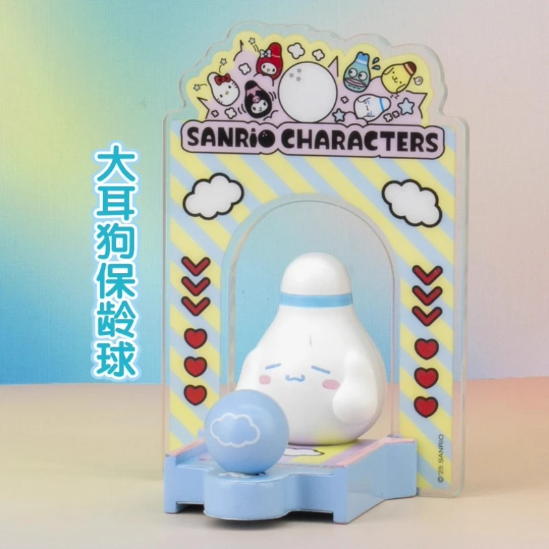 Персонажи Sanrio для боулинга, серия слепая коробка, игрушки Kuromi My Melody, акриловые украшения, фигурка Анеме, куклы, игрушки, подарки для детей