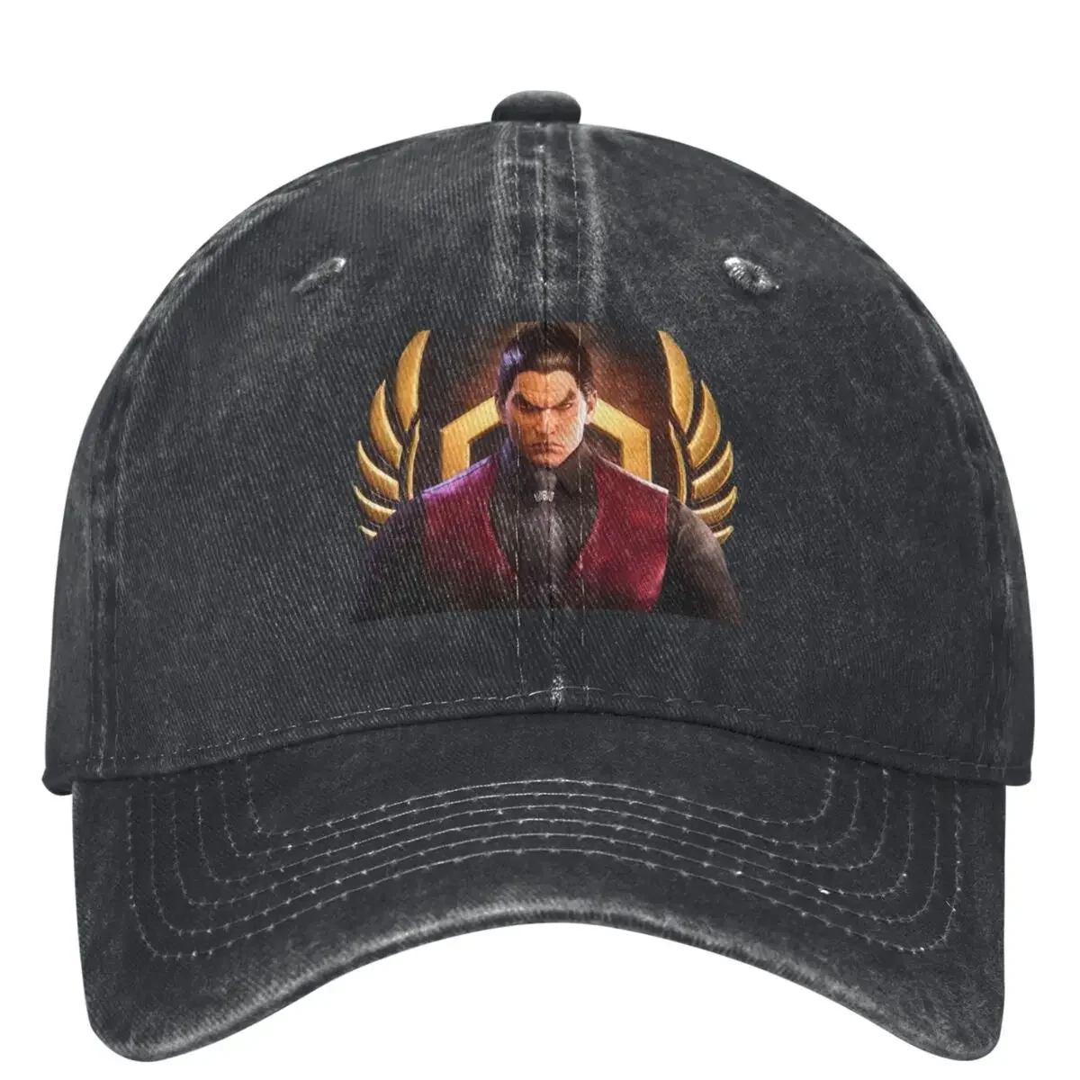 TEKKEN 8 Kazuya Mishima Washed Baseball Cap Casual Hip Hop Hats Spring Men Adult Outdoor Gym Design Baseball Caps