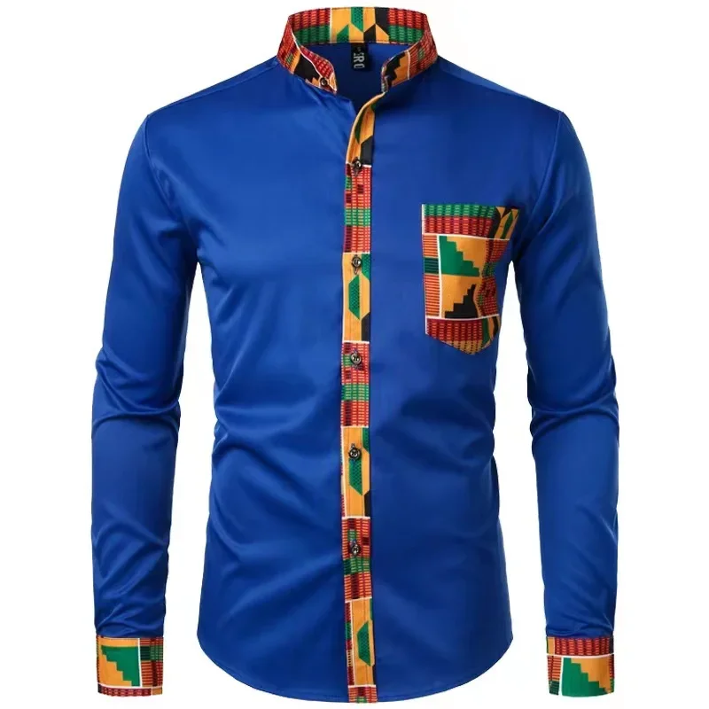 

2024 New Men's Hawaiian Shirt Tops Striped Color Hot Sale Fashion Casual Simple Spring and Summer Plus Size 6XL