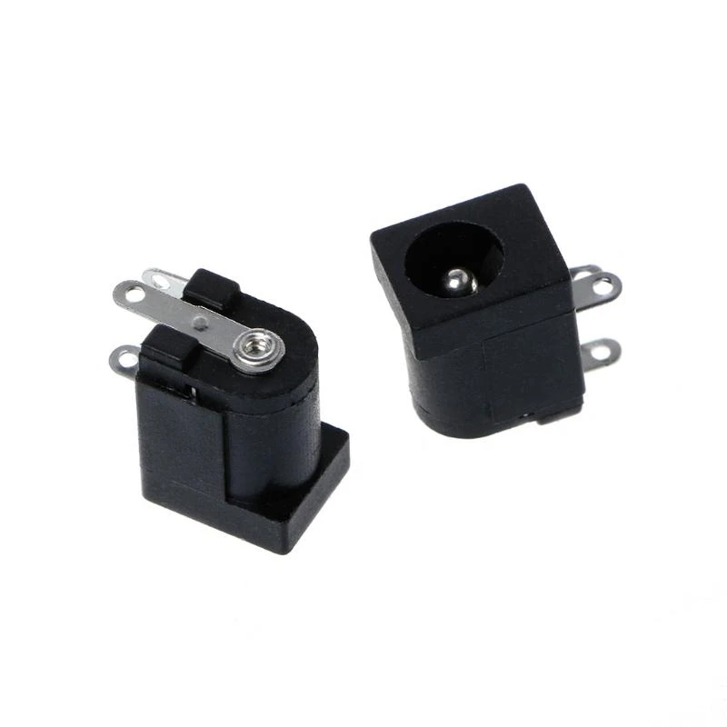 090F 5 PCS DC-005 BLACK для разъема разъемов питания 5.5x2,1 мм ствола