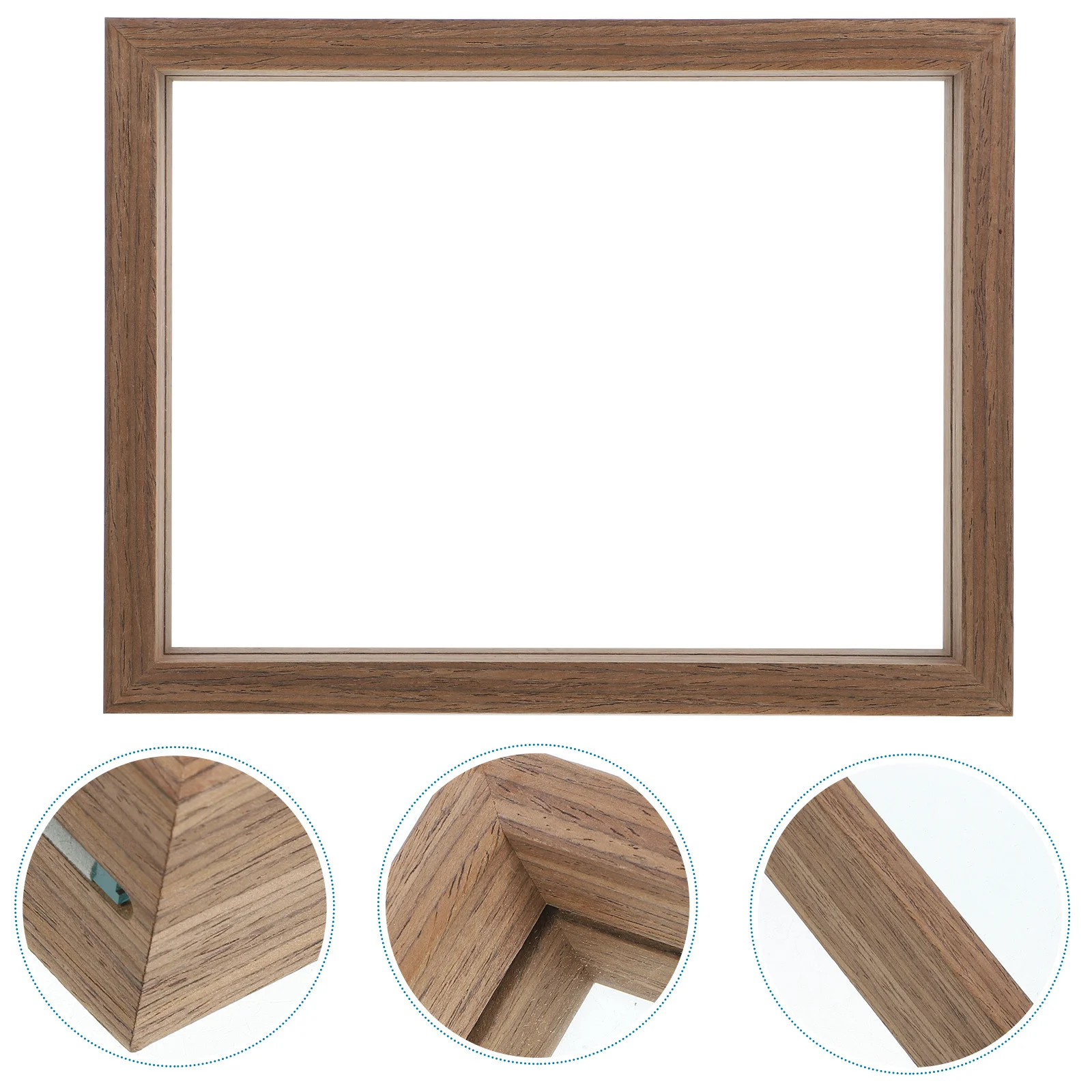 

8 Inches Square Dried Flower DIY Frame Sturdy Texture Home Office Decor Creative Photo Display Artistic Atmosphere